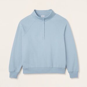 Women’s Snap Mockneck Popover Sweatshirt - Parke x Target L/XL